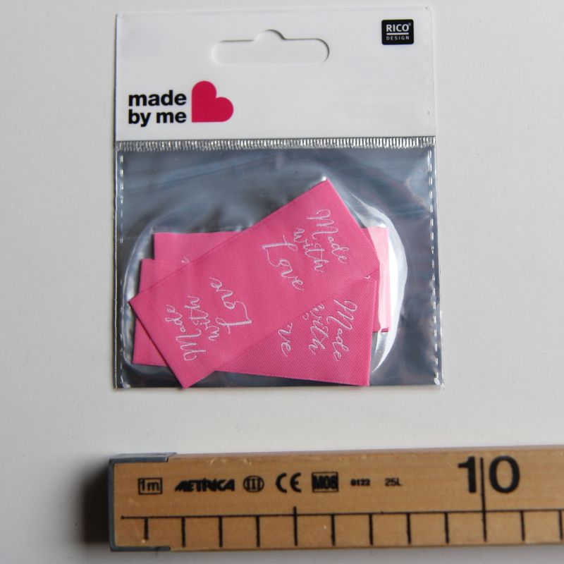 Etiquette "Made with Love" rose