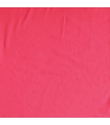 Bord-côtes rose fluo