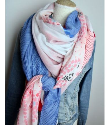 Foulard cousu grand carré