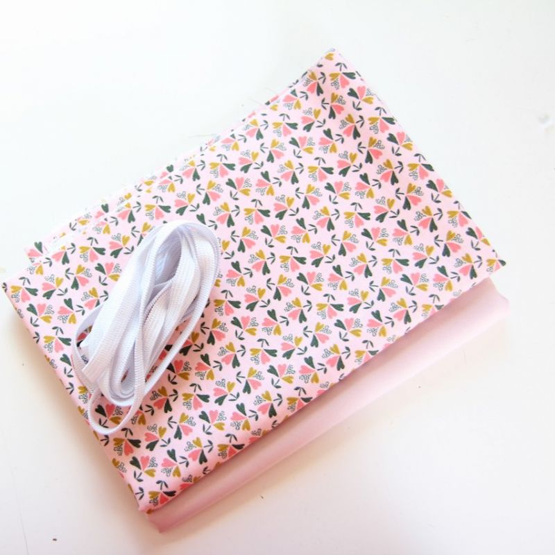 Kit 6 masques plis rose printemps