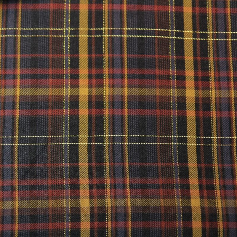 Rayon carreaux rouge et jaune