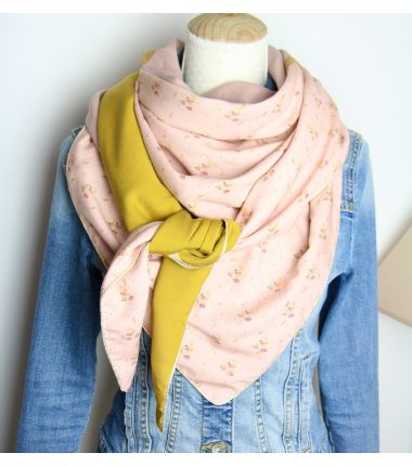 Kit foulard triangle Jane rose