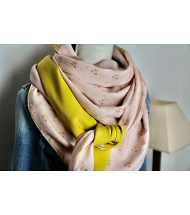 Kit foulard triangle Jane rose