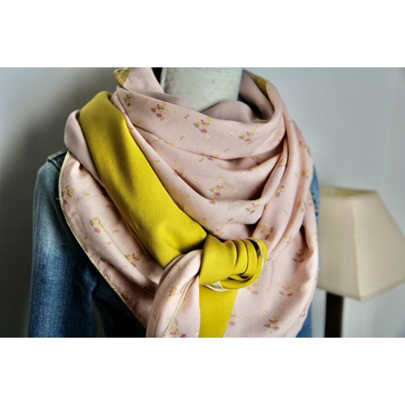 Kit foulard triangle Jane rose
