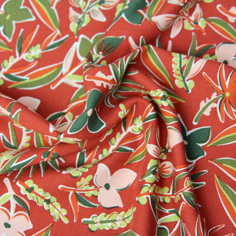 Viscose Bota rouille