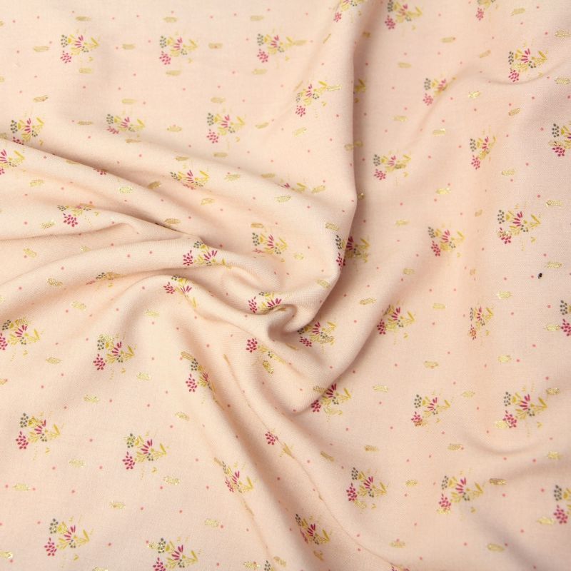 Viscose Eden rose or