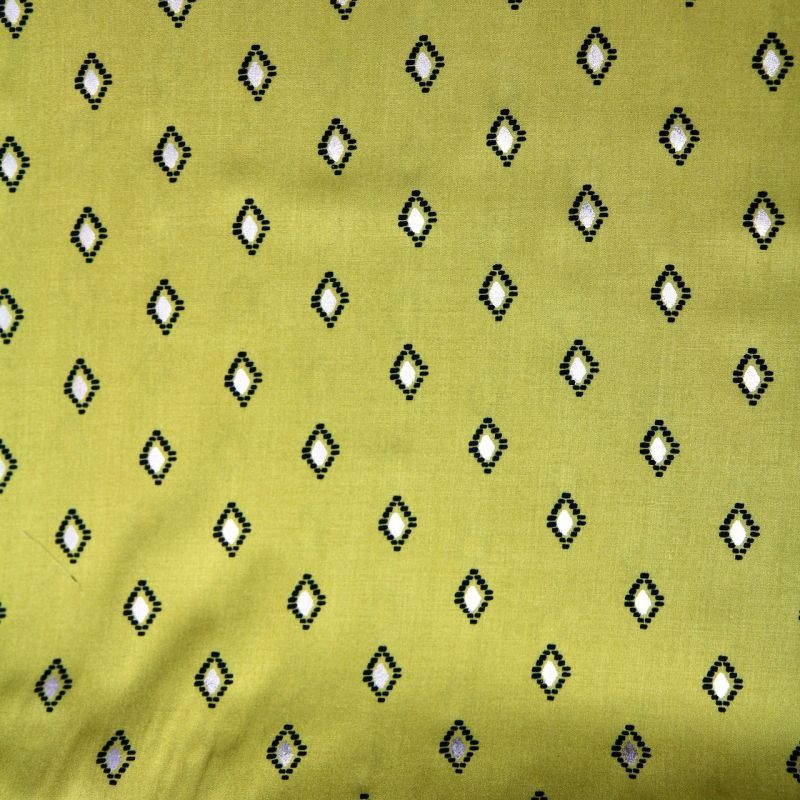 Viscose losange moutarde