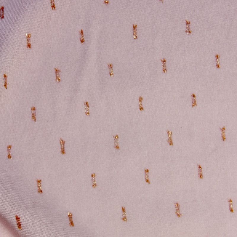 Viscose traits pailletés rose