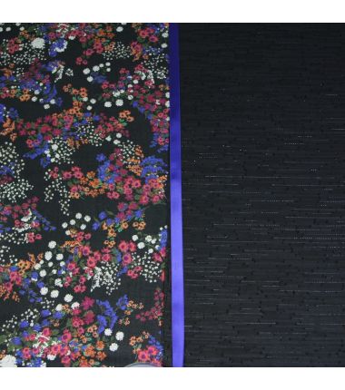 Kit foulard triangle fleurs séchées