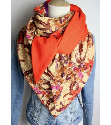 Foulard triangle Happy Hippie