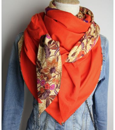 Foulard triangle Happy Hippie