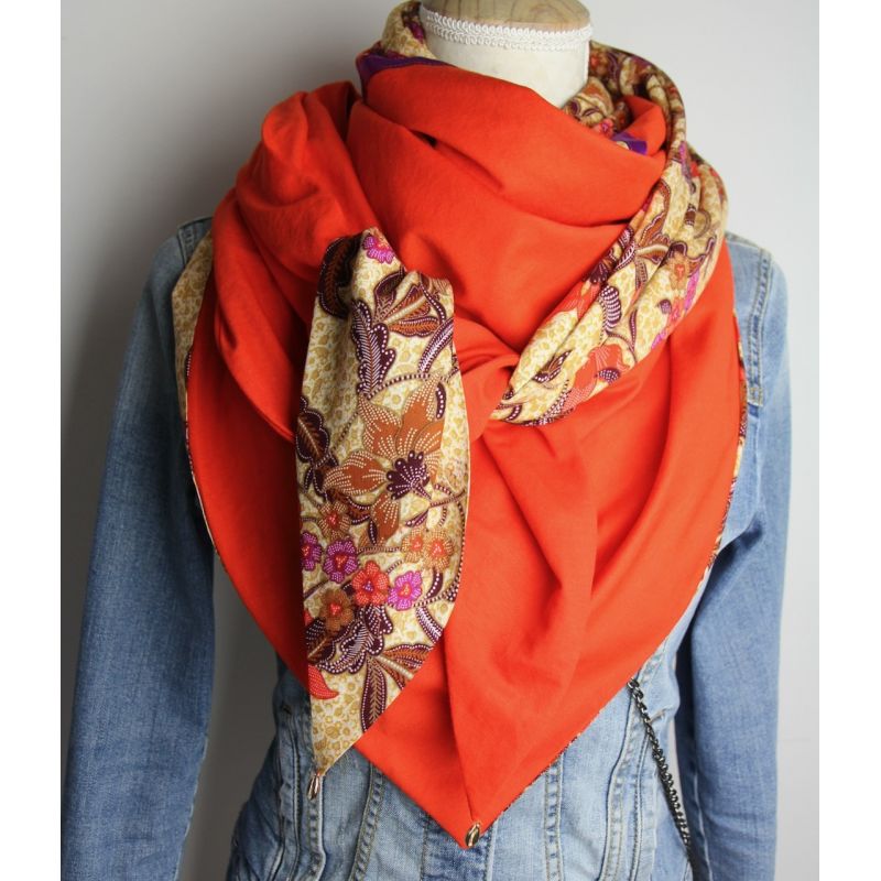 Foulard triangle Happy Hippie