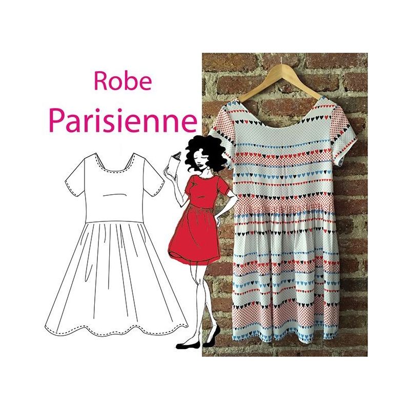 Patron Robe parisienne 38