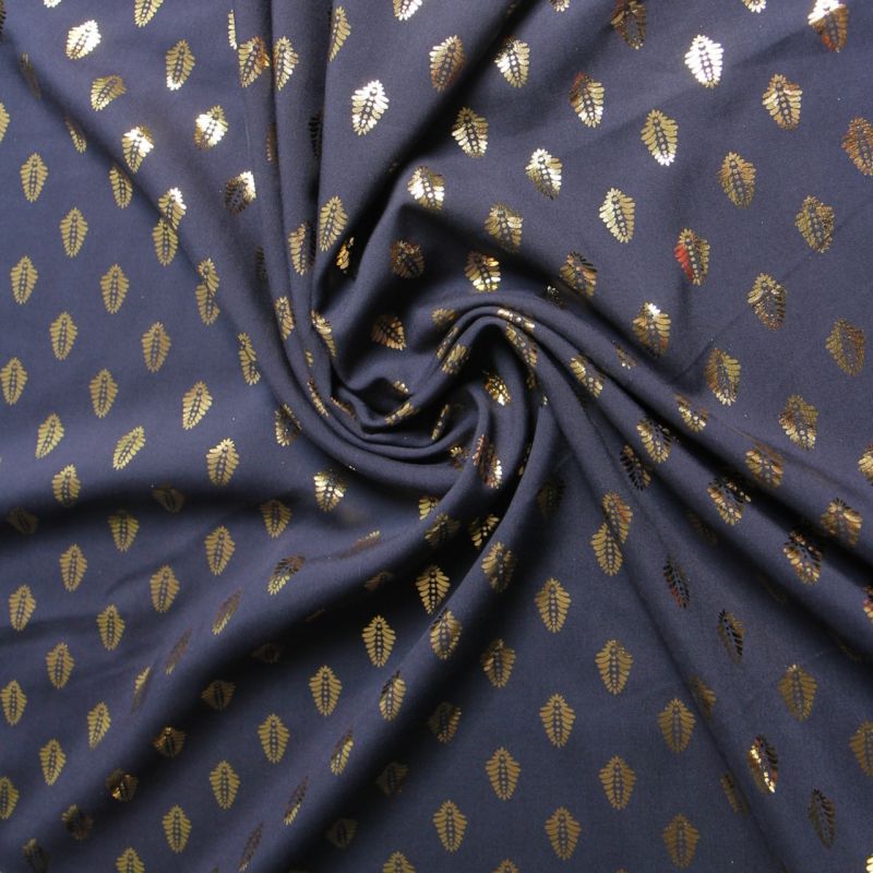 Viscose marine feuilles or