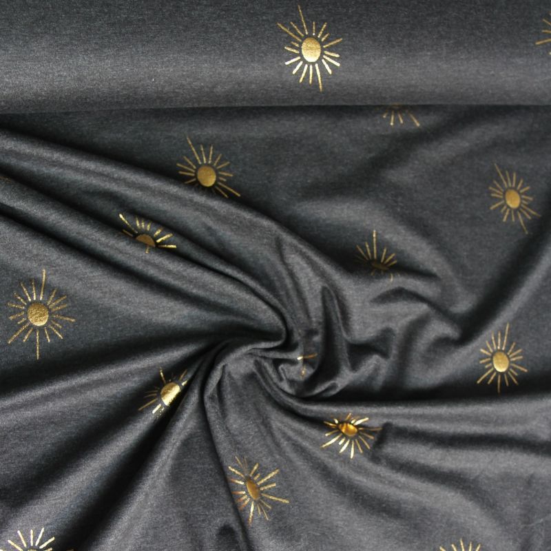 Jersey soleil d'or anthracite