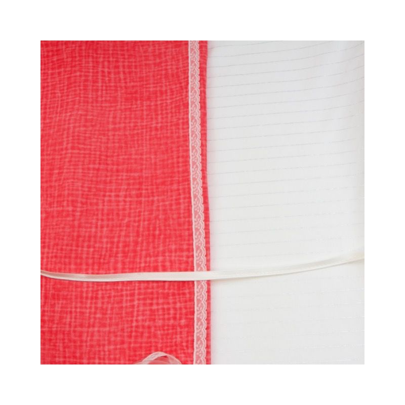 Kit foulard triangle Corail blanc