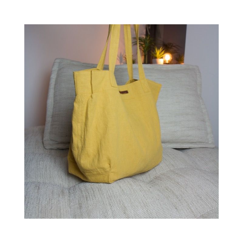 Kit sac Victoria lin moutarde