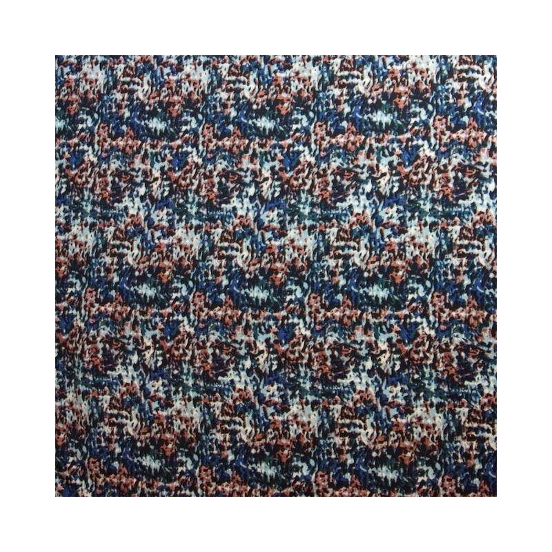 Viscose twill blue mix