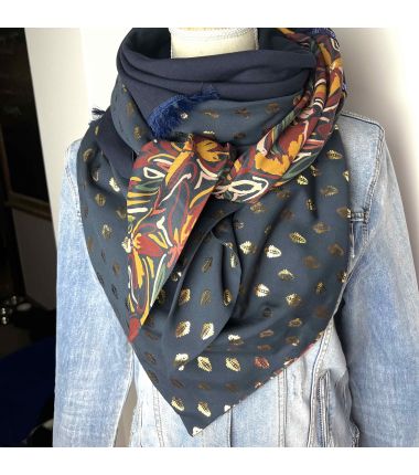 Kit foulard triangle Viviane trio