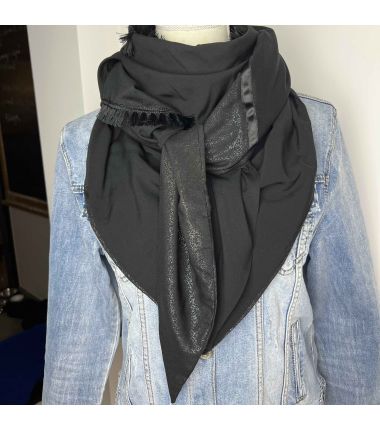 Kit foulard triangle glow black